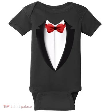 Wedding Tuxedo Baby Bodysuit