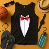 Wedding Tuxedo Tank Top thumb 4