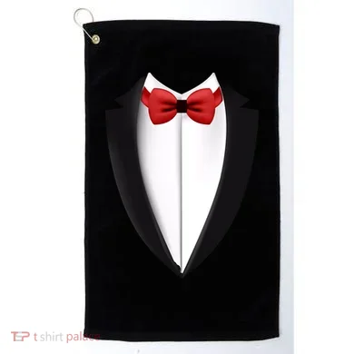 Wedding Tuxedo Golf Towel