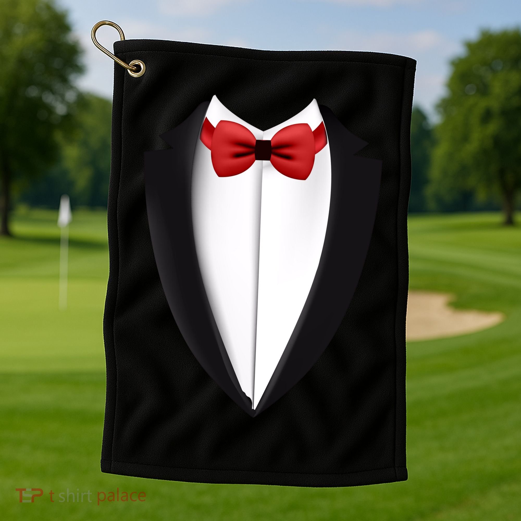 Wedding Tuxedo Golf Towel