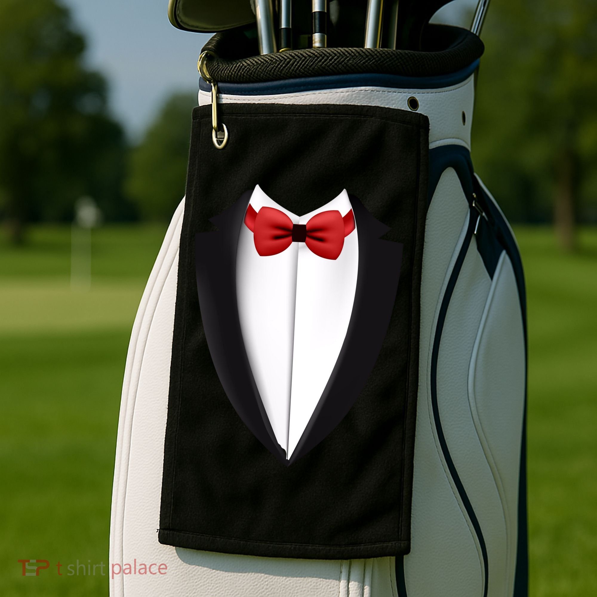 Wedding Tuxedo Golf Towel