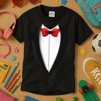 Wedding Tuxedo Kids T-Shirt thumb 3