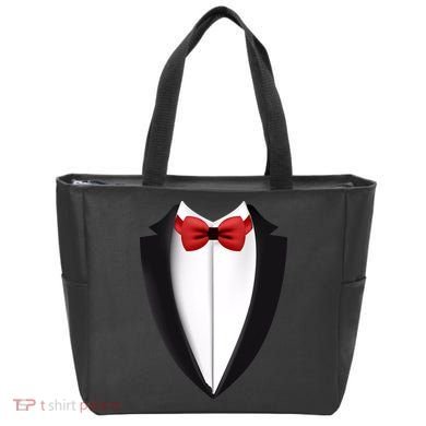 Wedding Tuxedo Tote Bag