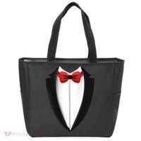 Wedding Tuxedo Tote Bag thumb 0