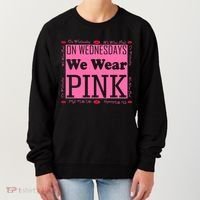 Wednesdays We Wear Pink Breast Cancer Women's Sweatshirt thumb 0