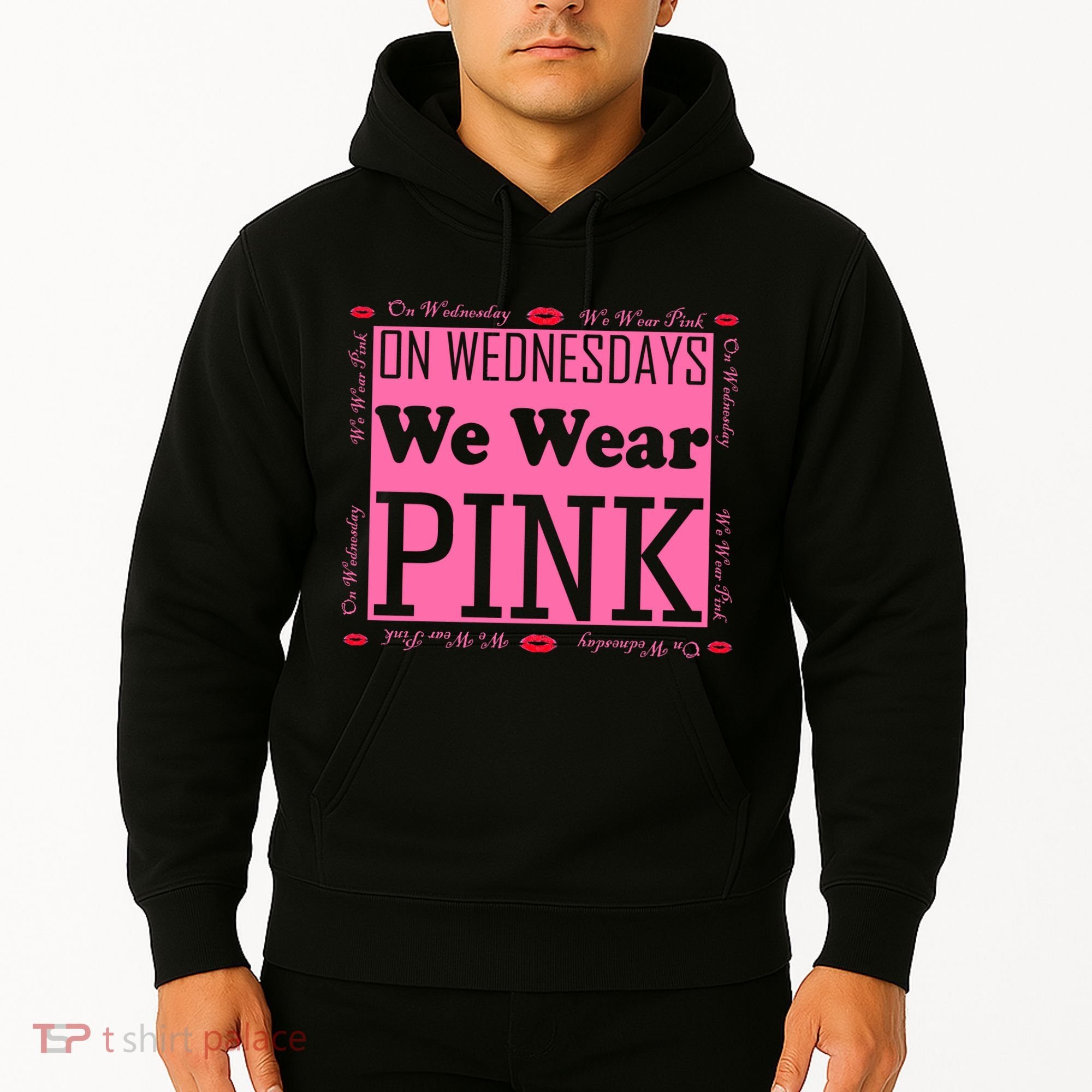 Wednesdays We Wear Pink Breast Cancer Hoodie