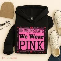 Wednesdays We Wear Pink Breast Cancer Hoodie thumb 4