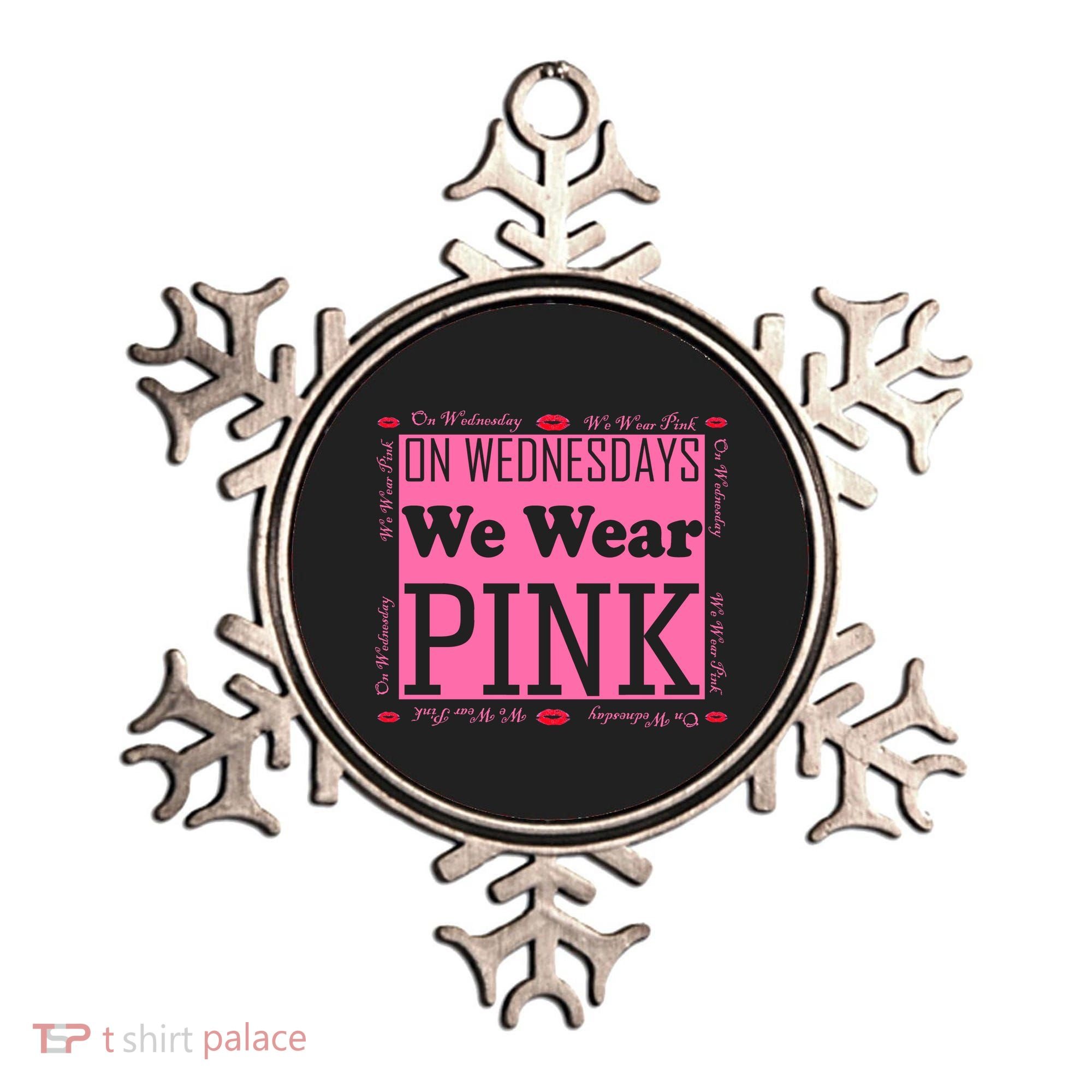 Wednesdays We Wear Pink Breast Cancer Ornament
