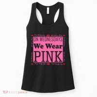 Wednesdays We Wear Pink Breast Cancer Women's Tank Top thumb 0