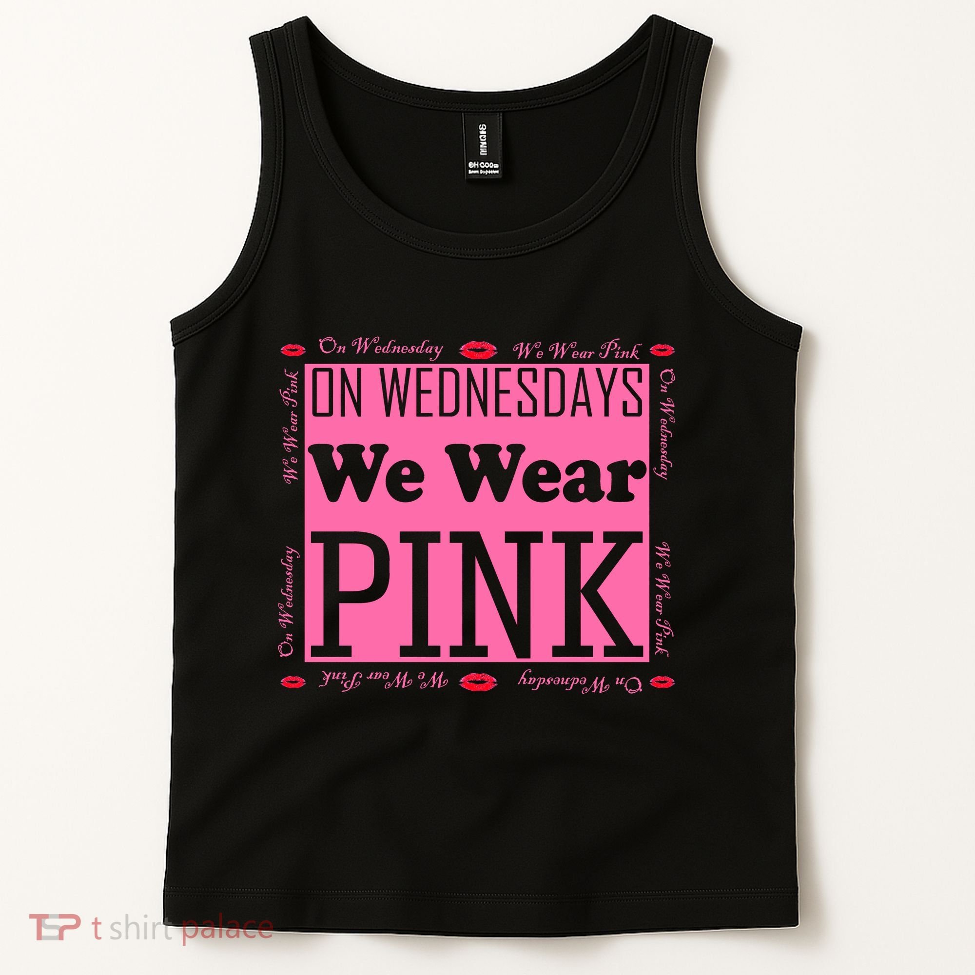 Wednesdays We Wear Pink Breast Cancer Tank Top