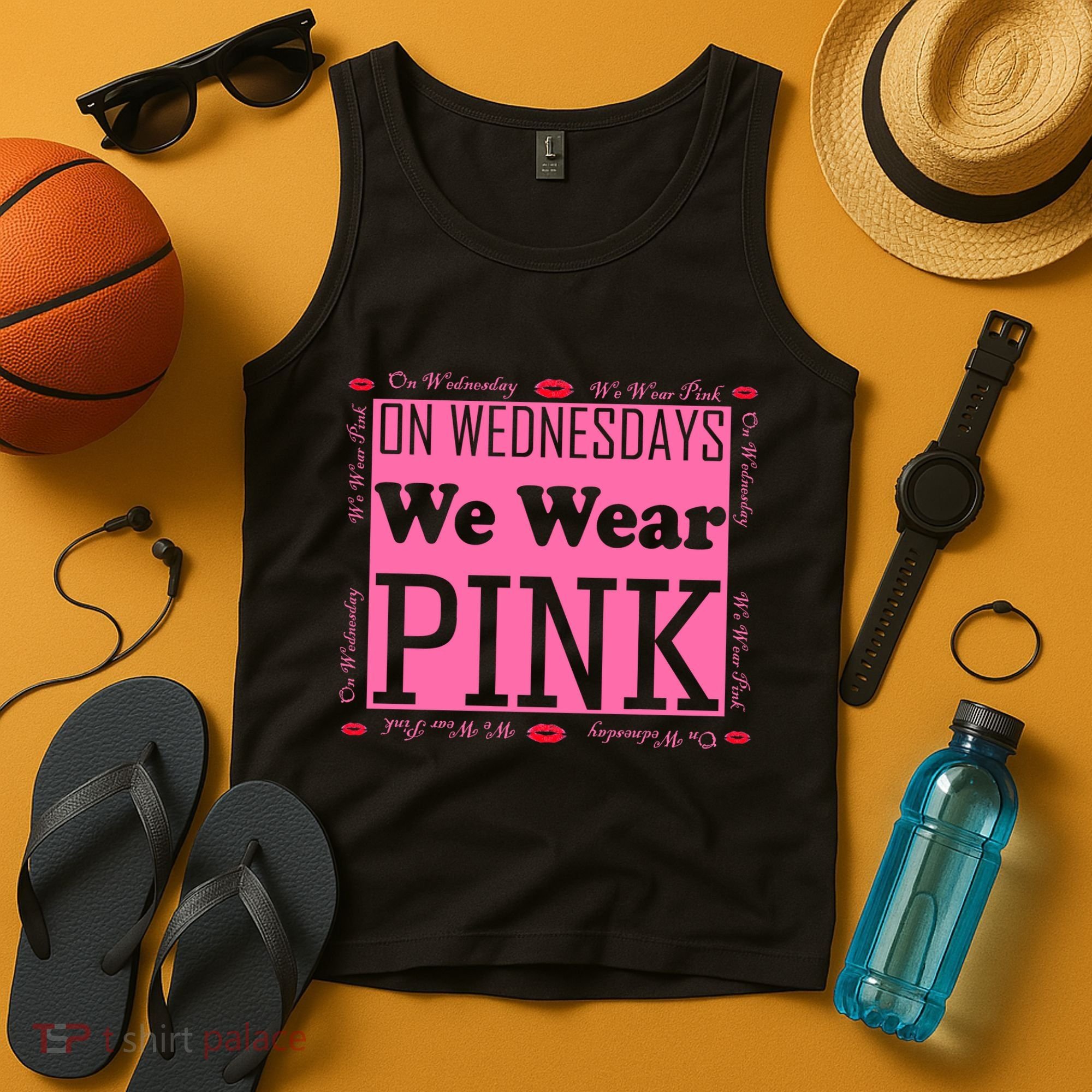 Wednesdays We Wear Pink Breast Cancer Tank Top