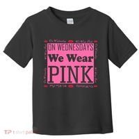 Wednesdays We Wear Pink Breast Cancer Toddler T-Shirt thumb 0