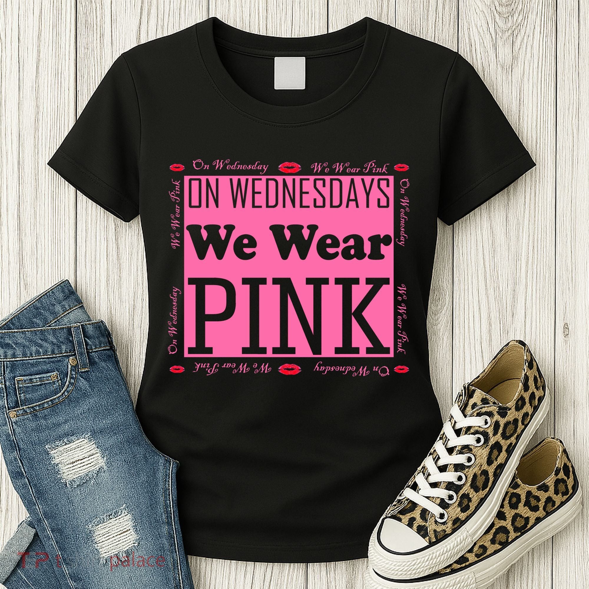 Wednesdays We Wear Pink Breast Cancer Women's T-Shirt