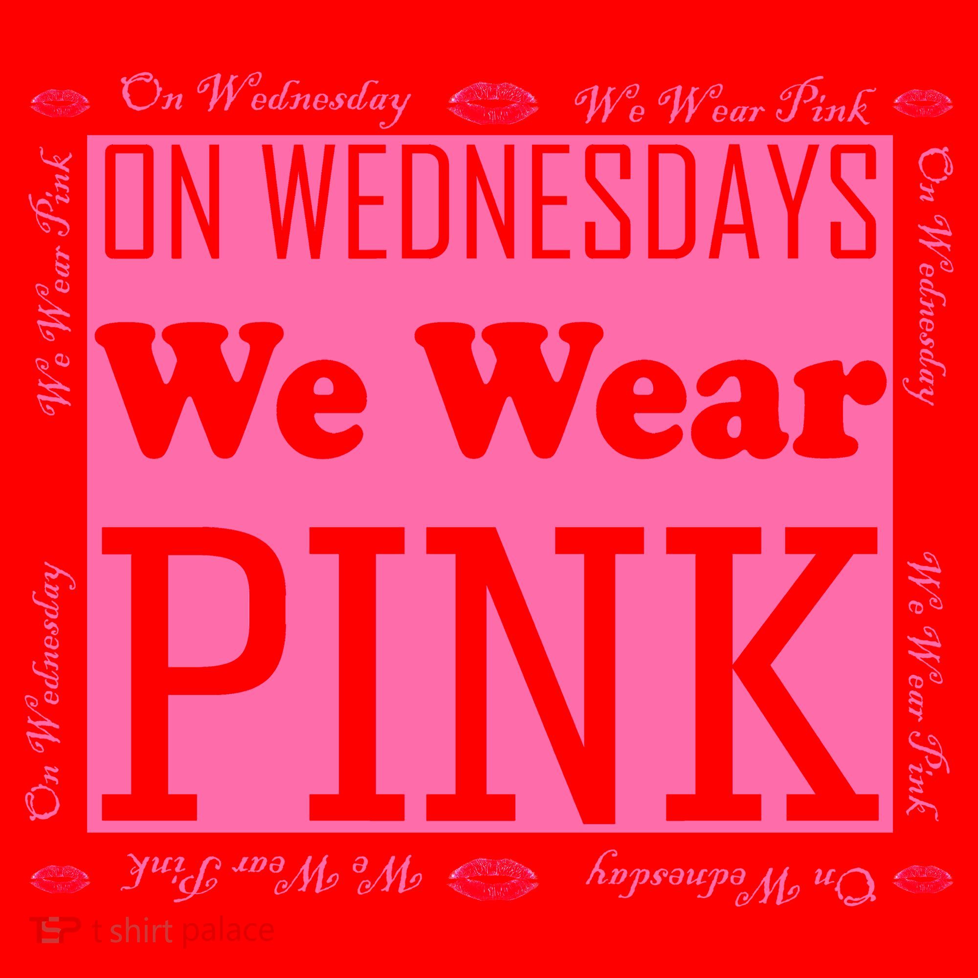 Wednesdays We Wear Pink Breast Cancer Santa Hat
