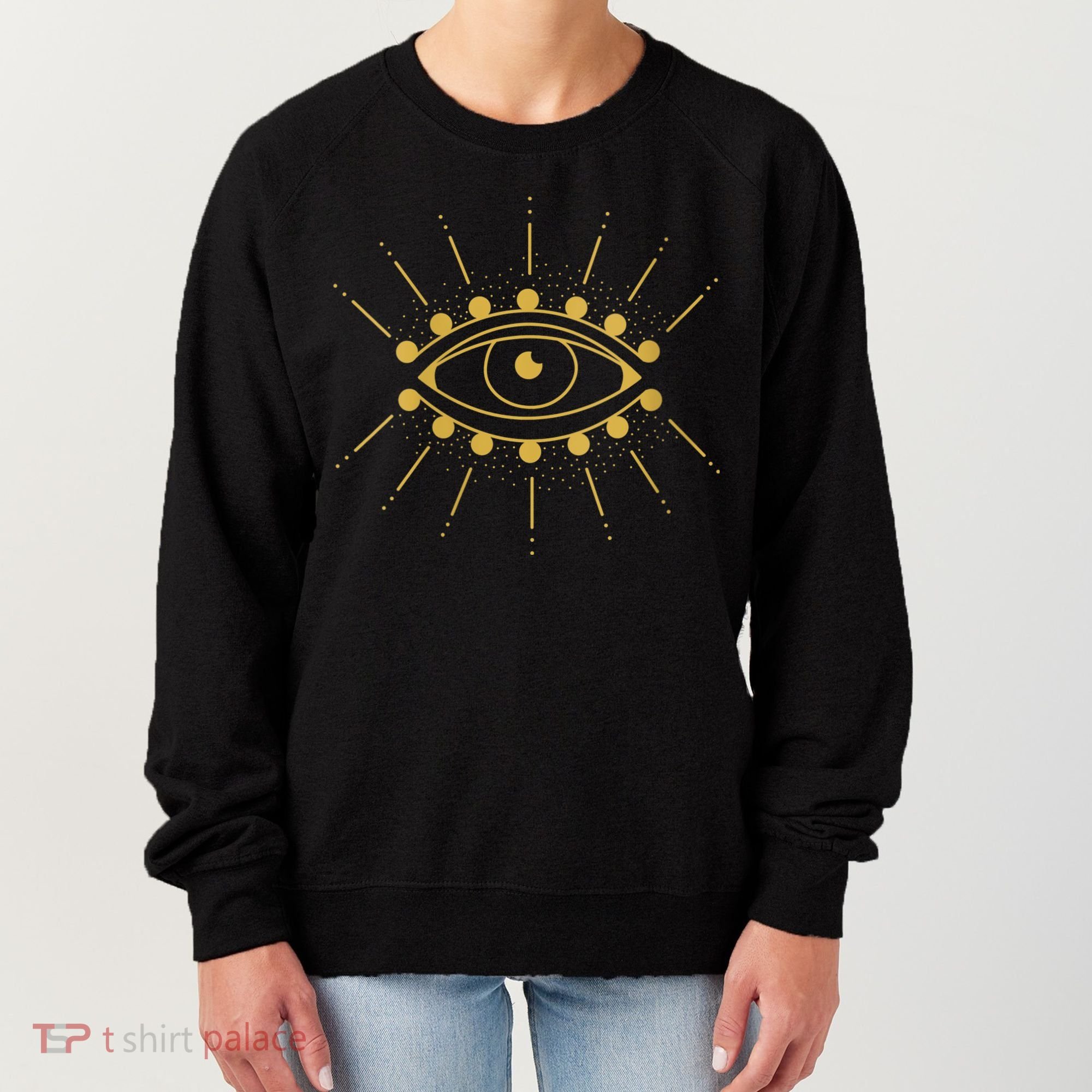 Womens Evil Eye Mystic Astrology Women's Sweatshirt