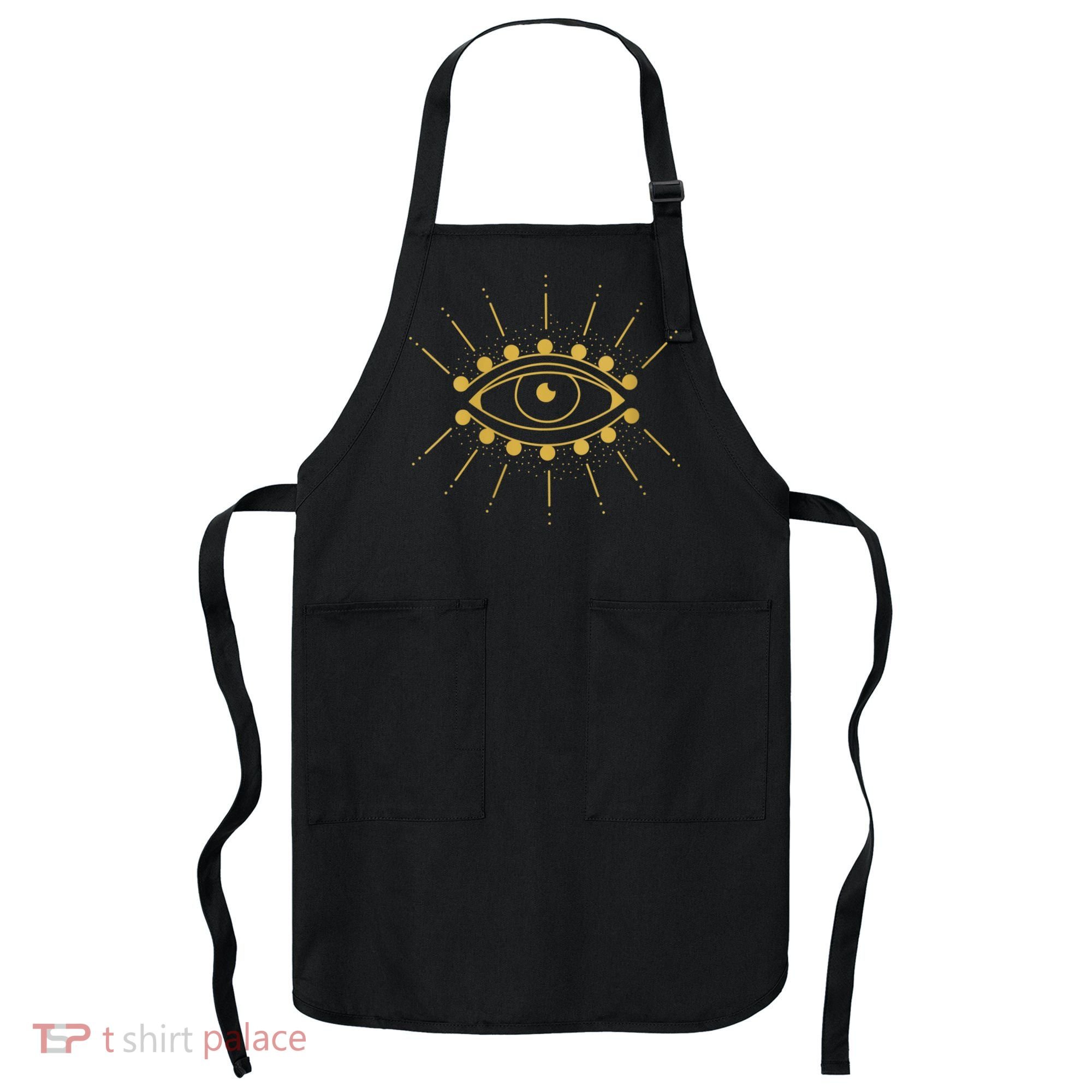 Womens Evil Eye Mystic Astrology Apron