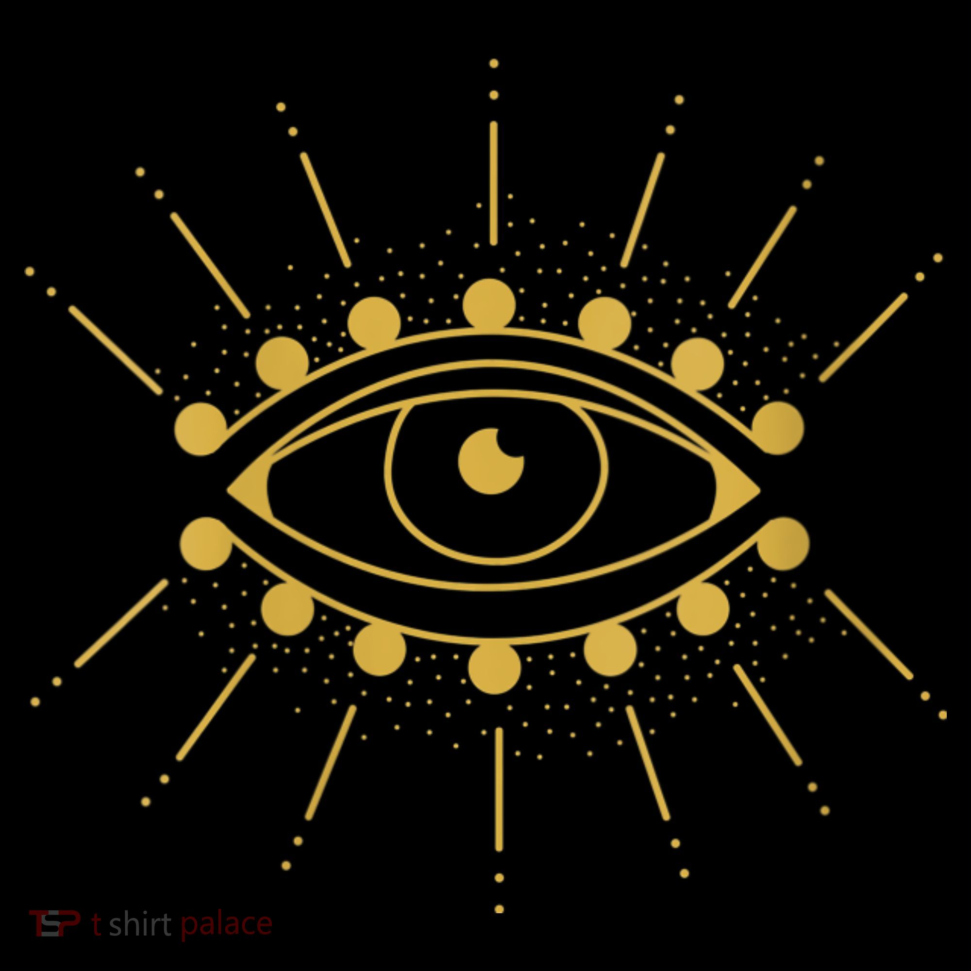Womens Evil Eye Mystic Astrology Apron