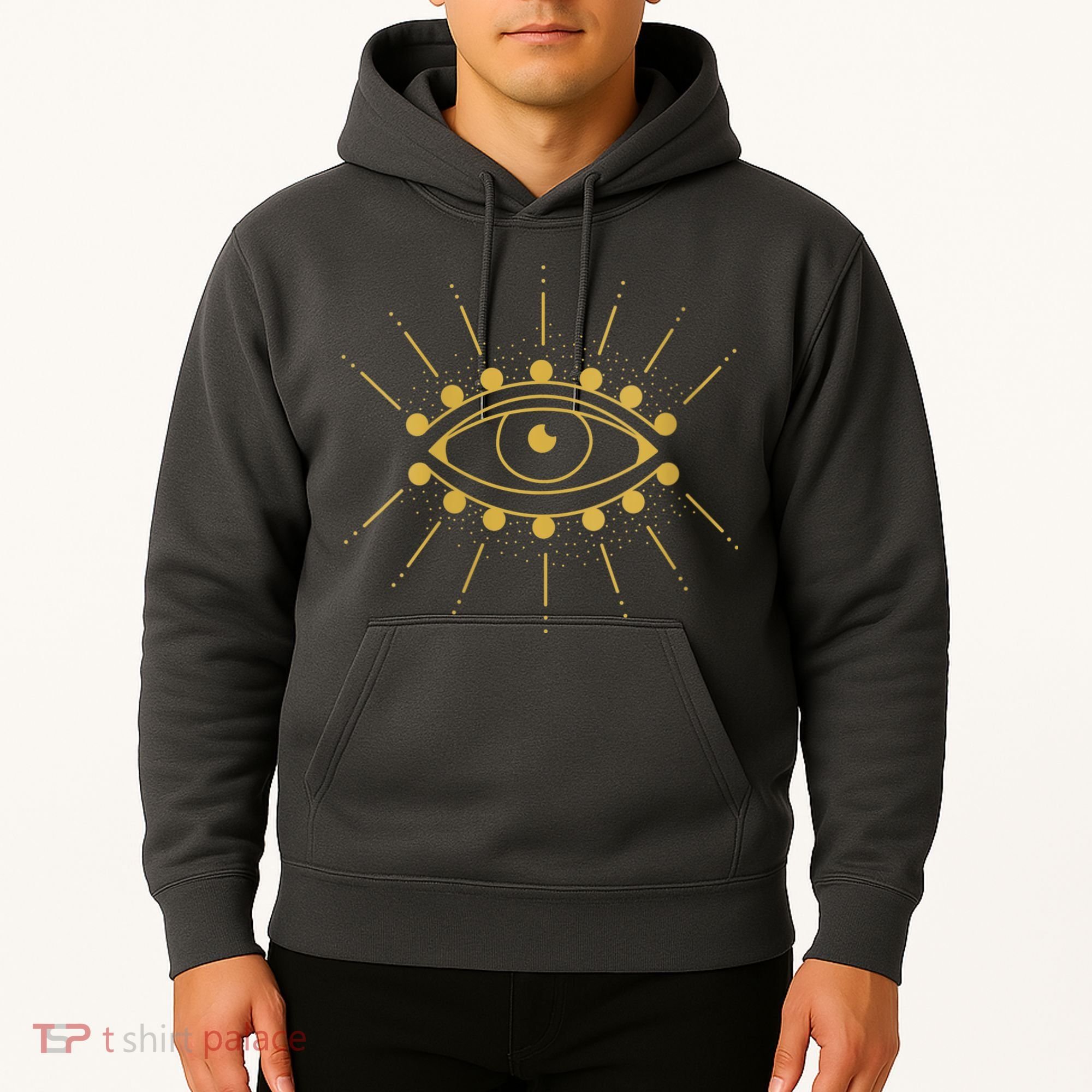 Womens Evil Eye Mystic Astrology Hoodie