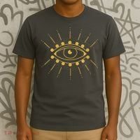 Womens Evil Eye Mystic Astrology T-Shirt thumb 3