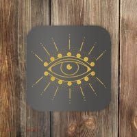 Womens Evil Eye Mystic Astrology Coaster thumb 0