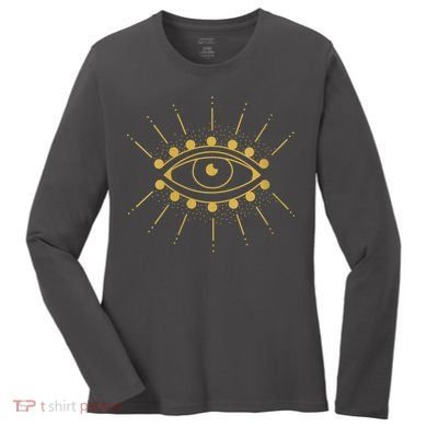 Womens Evil Eye Mystic Astrology Women's Long Sleeve Shirt