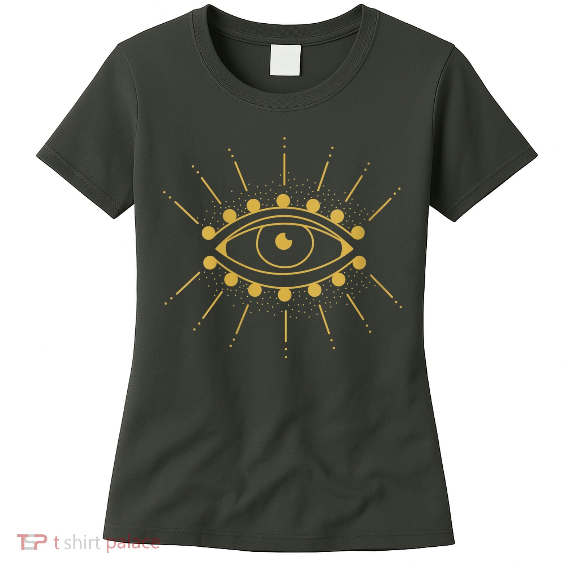 Womens Evil Eye Mystic Astrology Women's T-Shirt