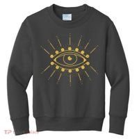Womens Evil Eye Mystic Astrology Kids Sweatshirt thumb 0