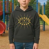 Womens Evil Eye Mystic Astrology Kids Hoodie thumb 2