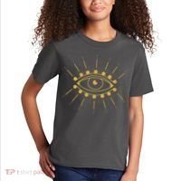 Womens Evil Eye Mystic Astrology Kids T-Shirt thumb 2