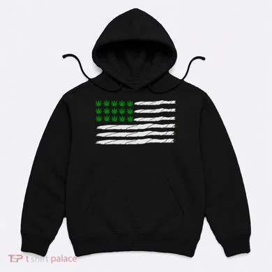 Weed American Flag Hoodie