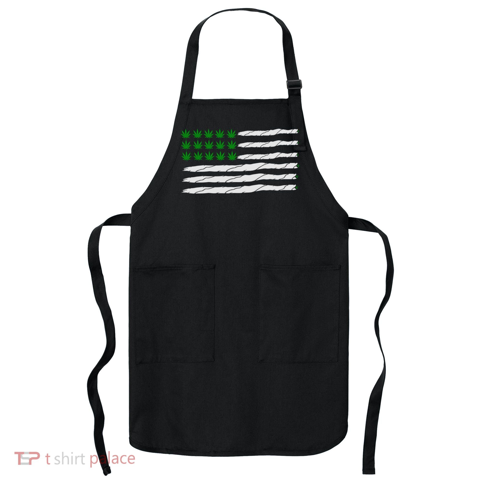 Weed American Flag Apron