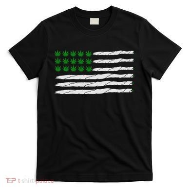 Weed American Flag T-Shirt