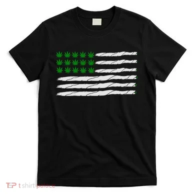 Weed American Flag T-Shirt