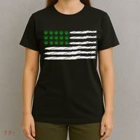 Weed American Flag T-Shirt thumb 4
