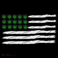 Weed American Flag Backpack thumb 2