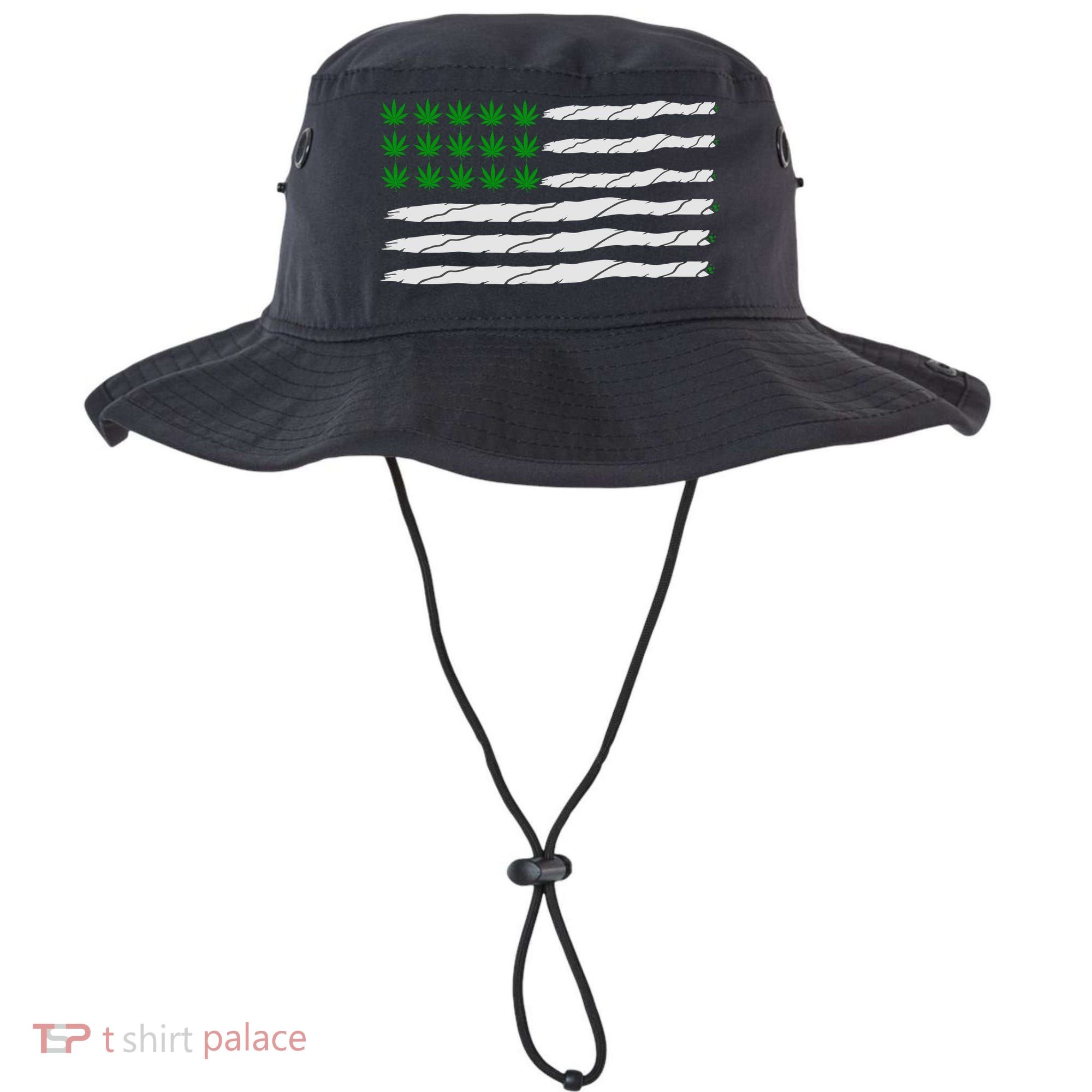 Weed American Flag Bucket Hat