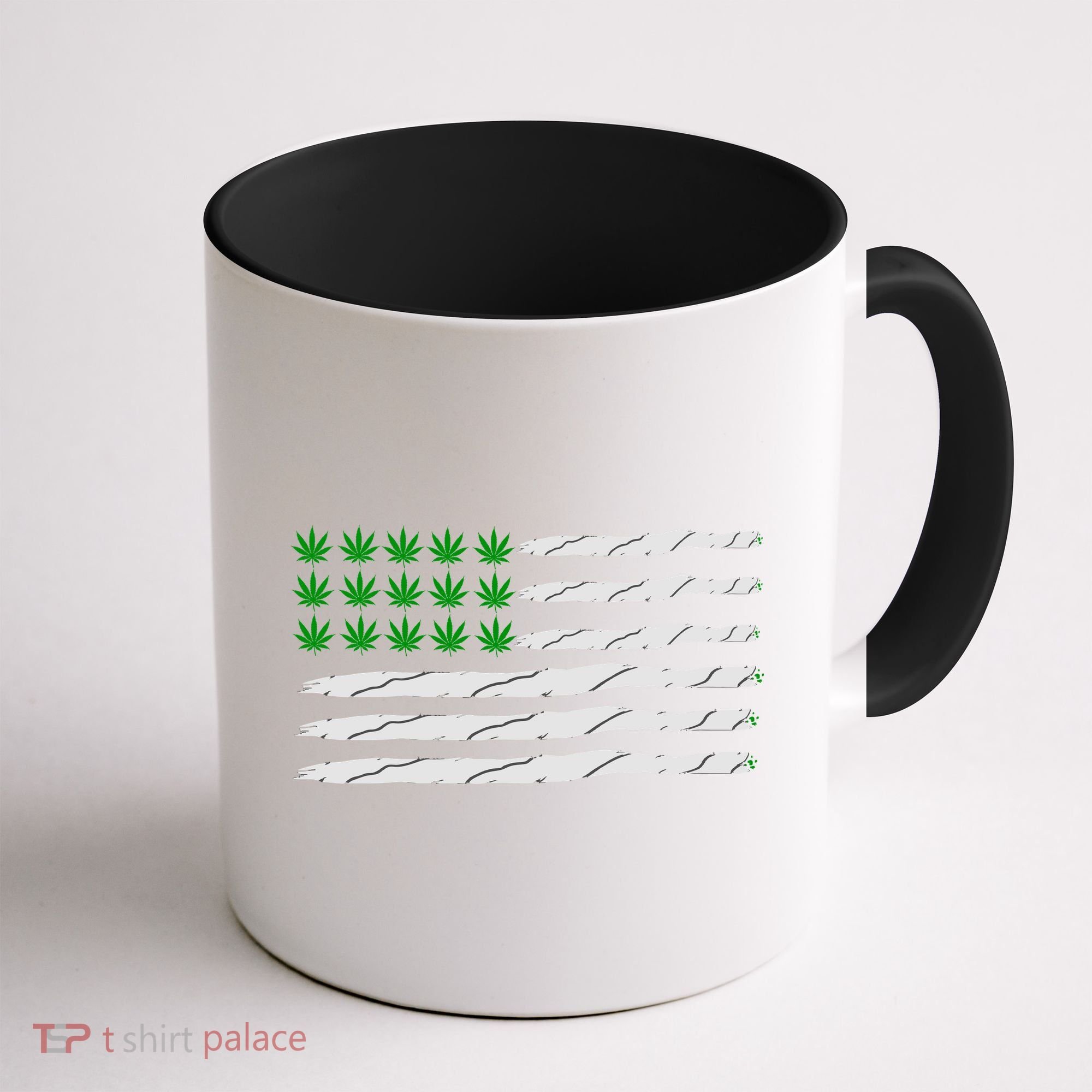 Weed American Flag Coffee Mug