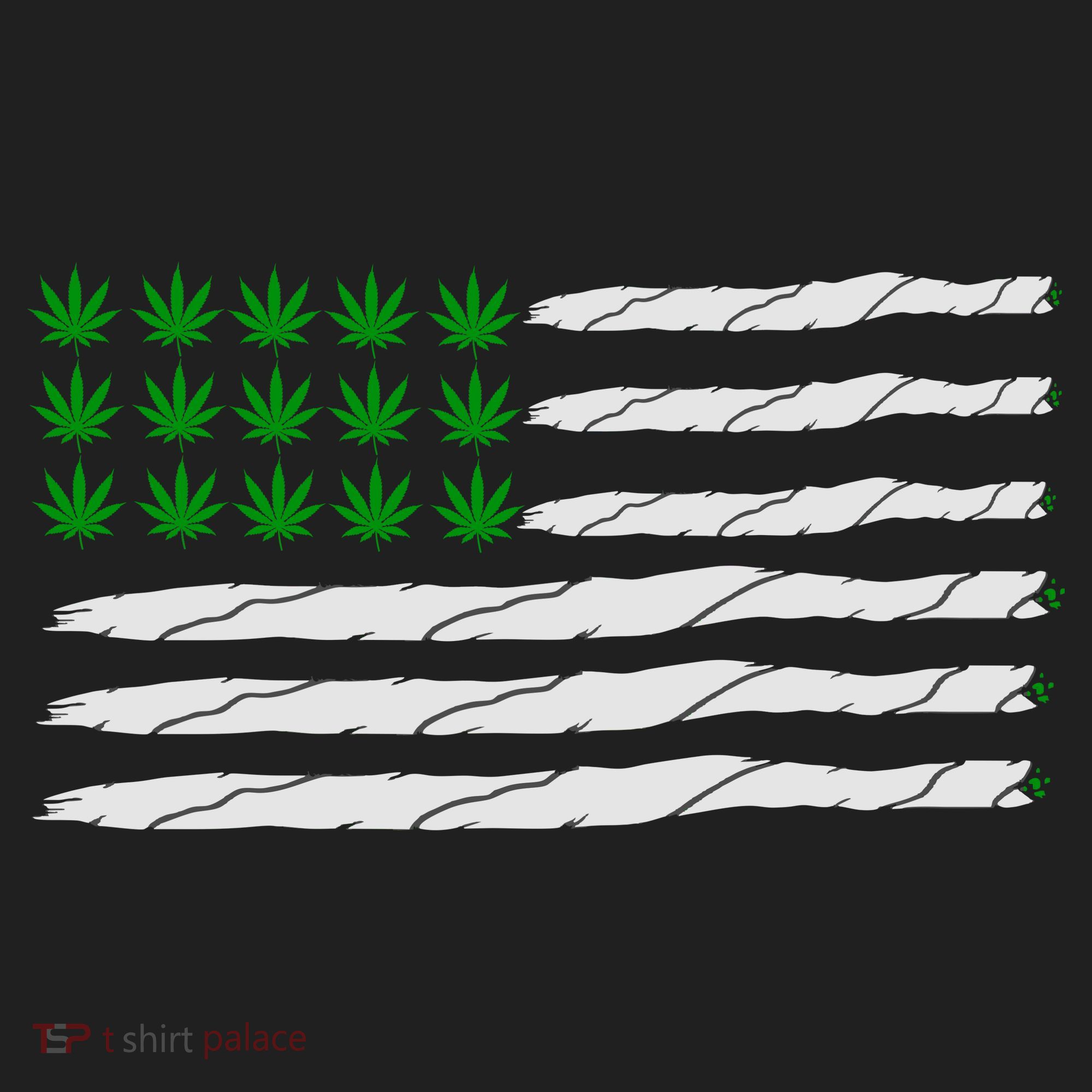 Weed American Flag Beanie