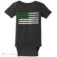 Weed American Flag Baby Bodysuit thumb 0