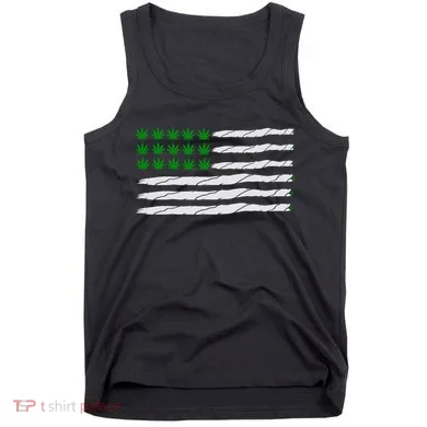 Weed American Flag Tank Top