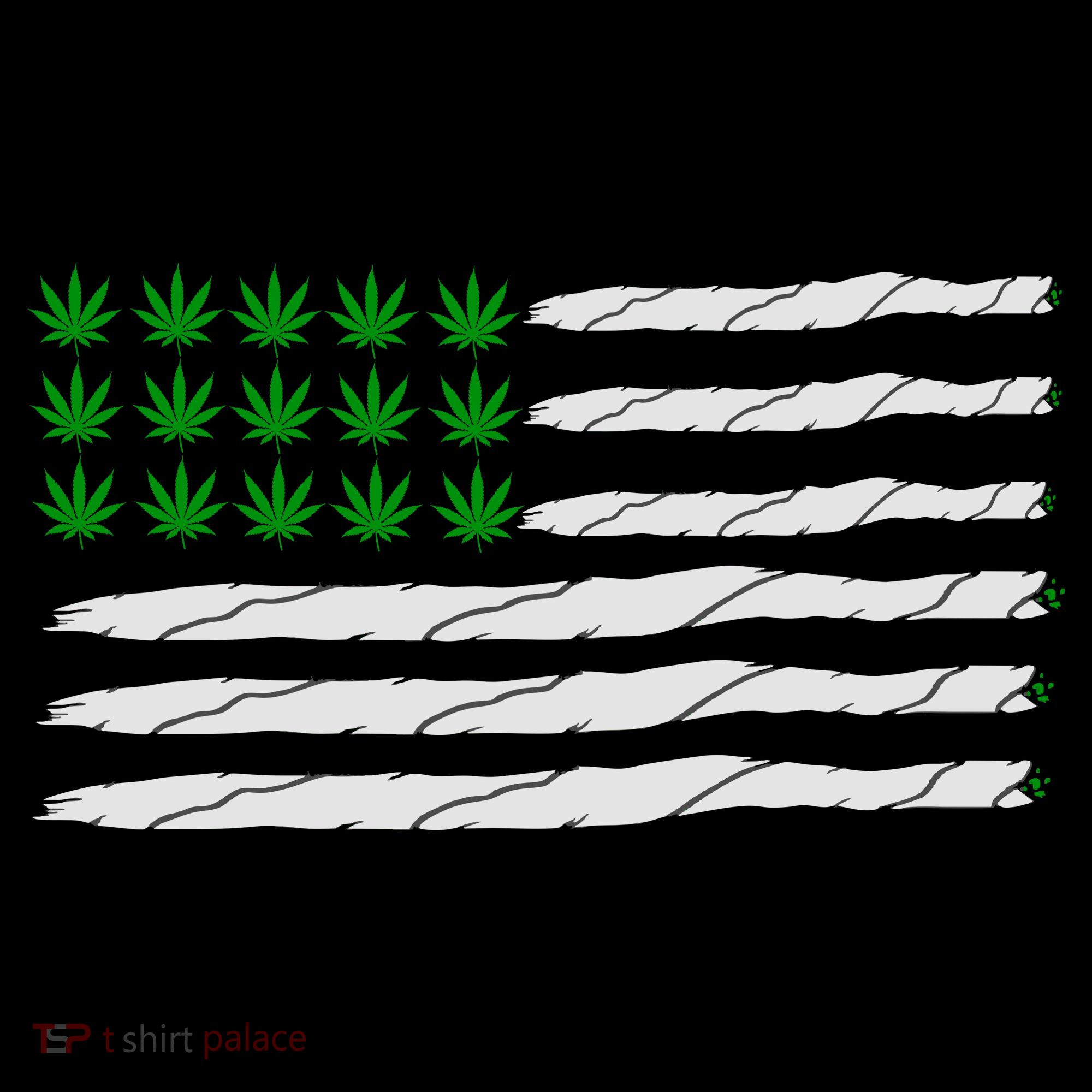 Weed American Flag Tank Top
