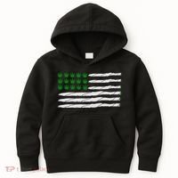 Weed American Flag Kids Hoodie thumb 0