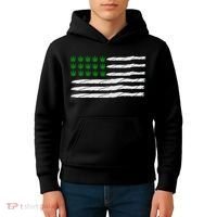 Weed American Flag Kids Hoodie thumb 4