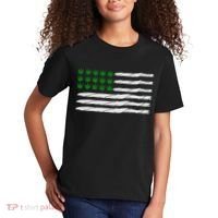 Weed American Flag Kids T-Shirt thumb 2