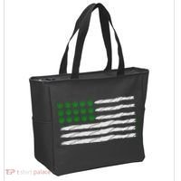 Weed American Flag Tote Bag thumb 2