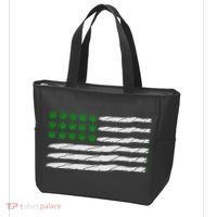 Weed American Flag Tote Bag thumb 3