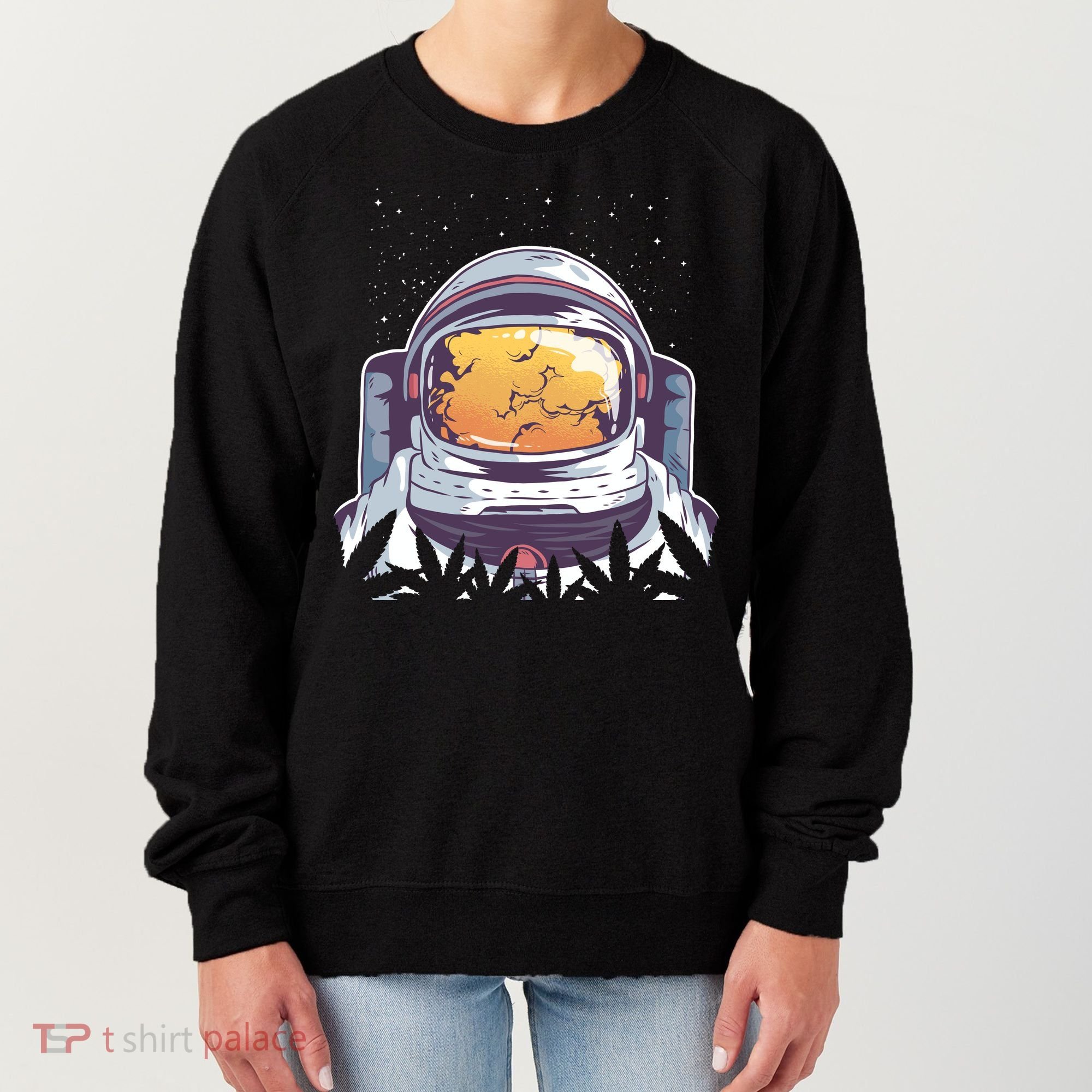 Weed Astronaut Women's Sweatshirt