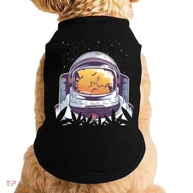 Weed Astronaut Doggie Tank