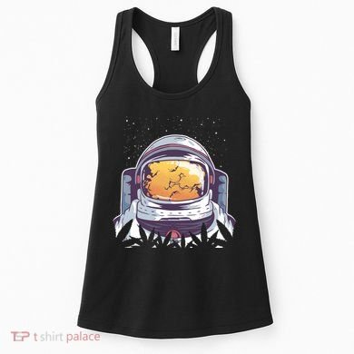 Weed Astronaut Women's Tank Top