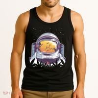 Weed Astronaut Tank Top thumb 3